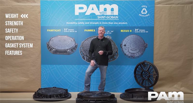 Saint-Gobain PAM manhole cover range