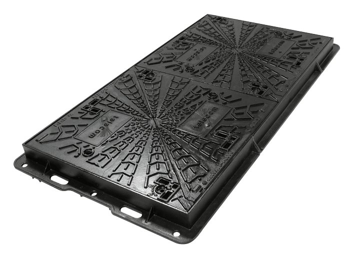 TMAX-i K2C 60x30" D400 ductile iron manhole cover