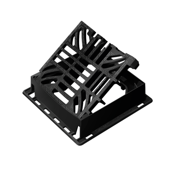DEDRA 400 88,000 lbs load | Anti-Skid Drain Grating | Spring Bar Protection | Ductiline USA