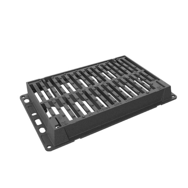 SOLE 500 88,000 lbs load | Articulated Curbside Grating | 115° Opening | Ductiline USA