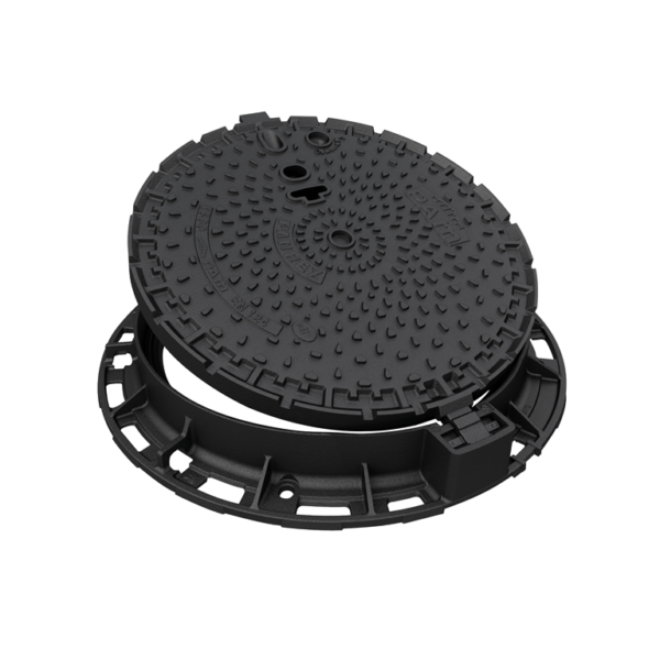 PAMREX 24" 130,000 lbs load | Operational Manhole Cover | Ergonomic Design | Ductiline USA